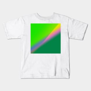 green yellow pink red abstract texture Kids T-Shirt